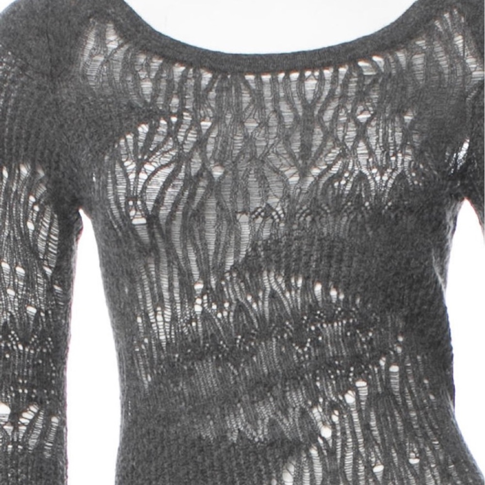 Helmut Lang grey sweater soft alpaca blend small - Picture 4 of 6